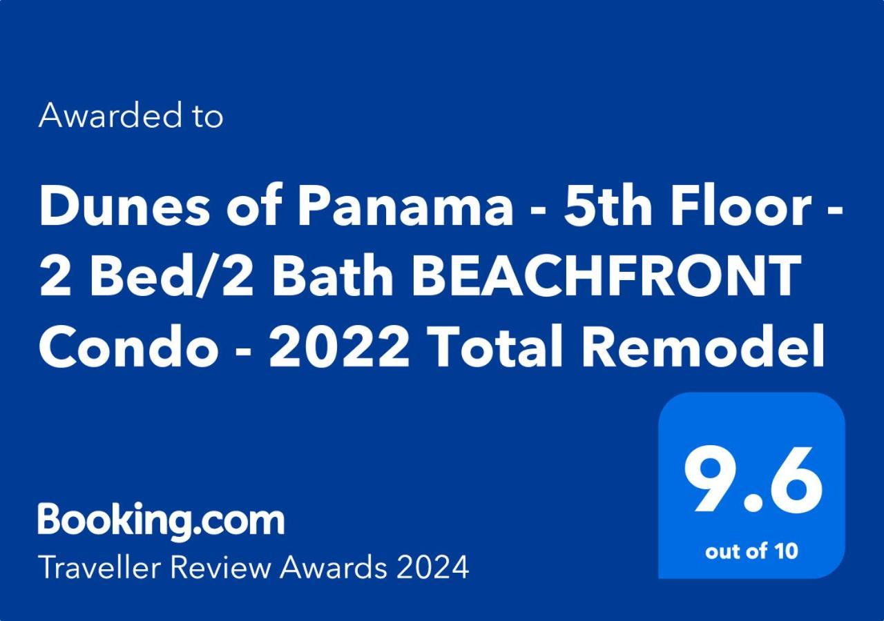 5-Star Beachfront - Remodeled 2 Bd & 2 Ba - Dunes Of Panama D505 パナマシティービーチ エクステリア 写真